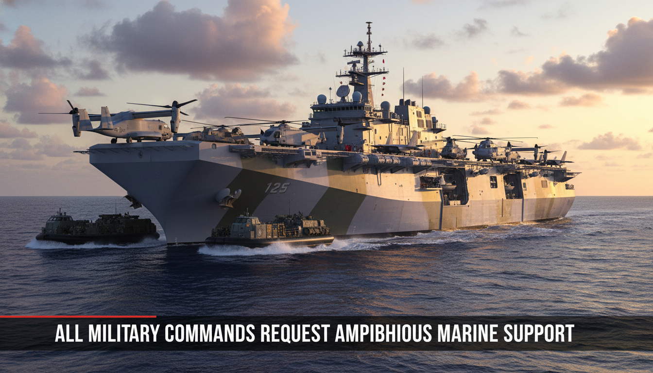 All Military Commands Request Amphibious Marine Support - GovtDiary