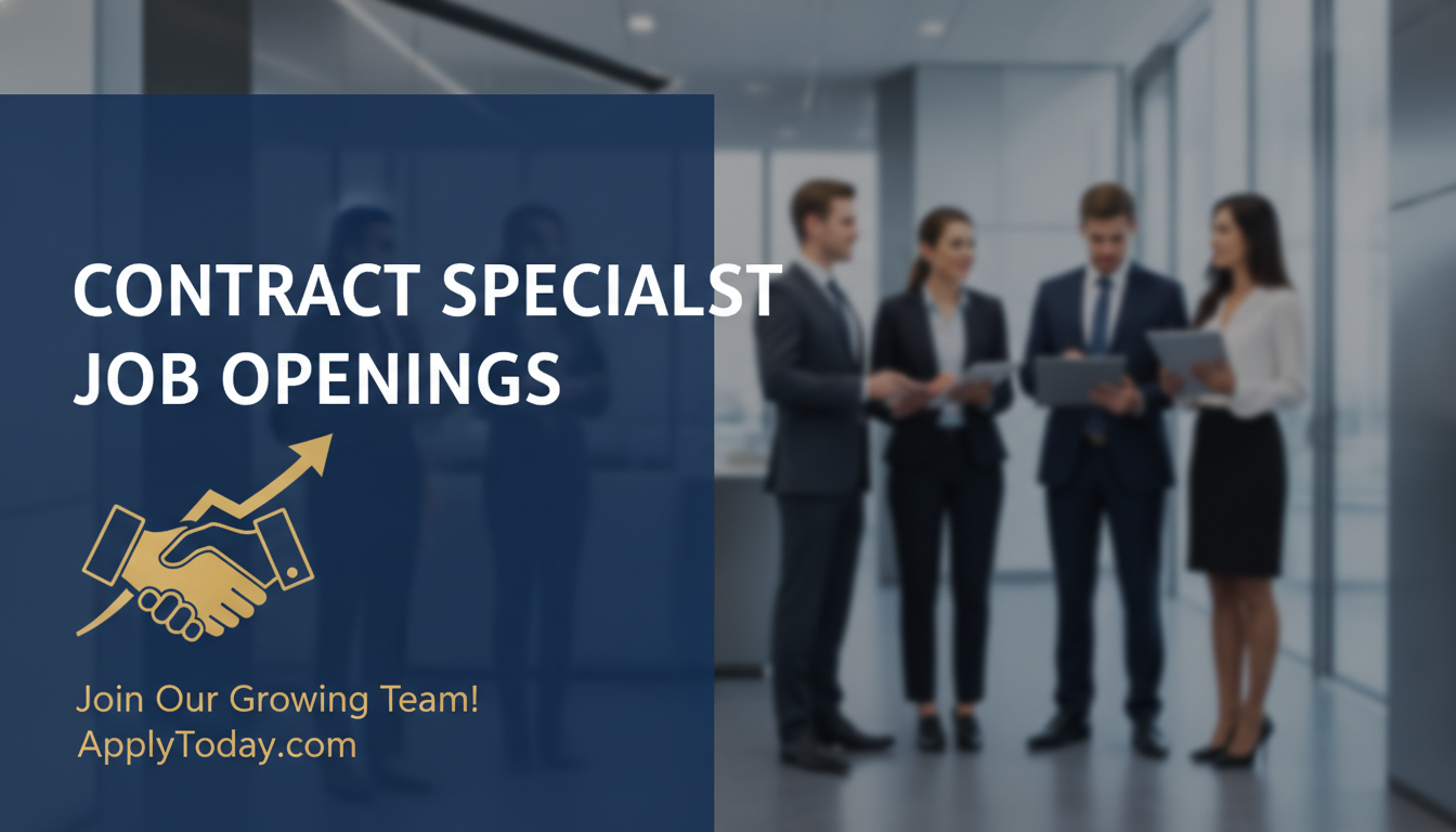 Contract Specialist Job Openings - GovtDiary
