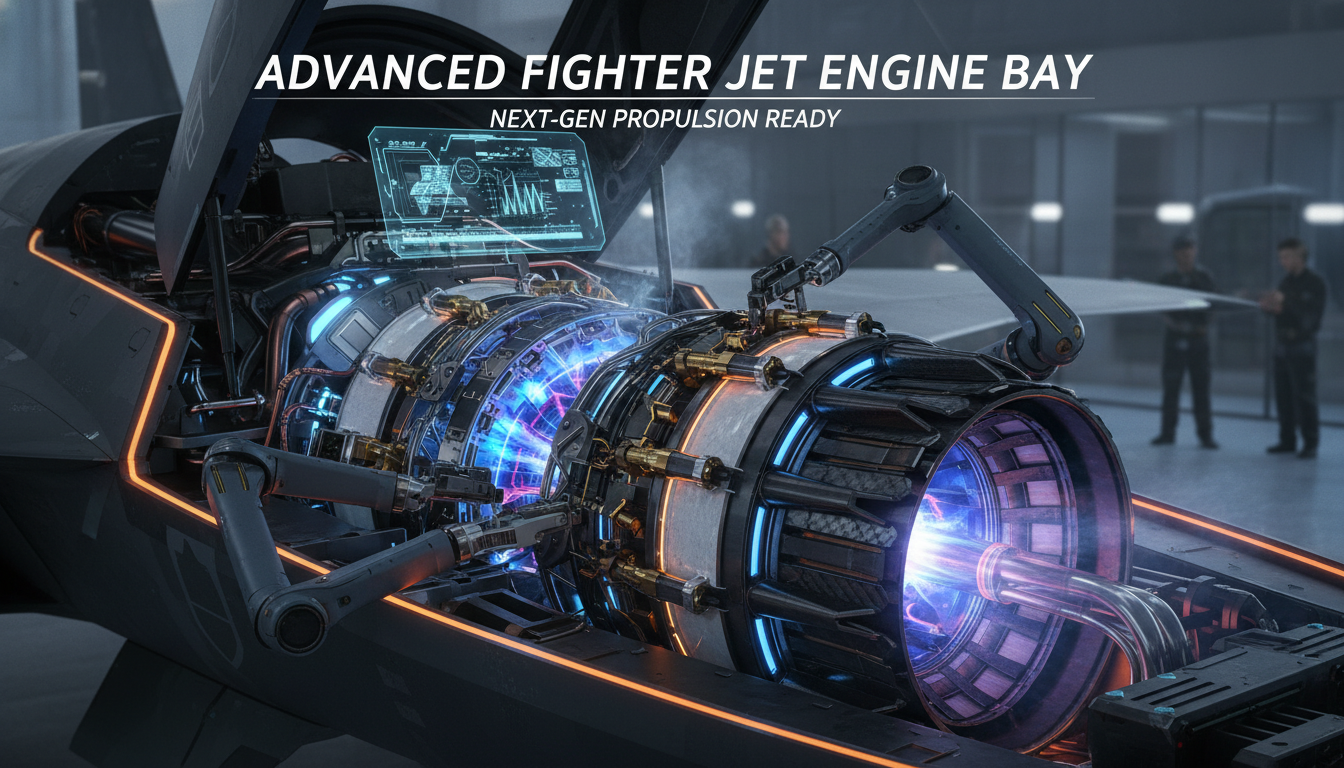 Advanced Fighter Jet Engine Bay Readies for Next-Gen Propulsion - GovtDiary